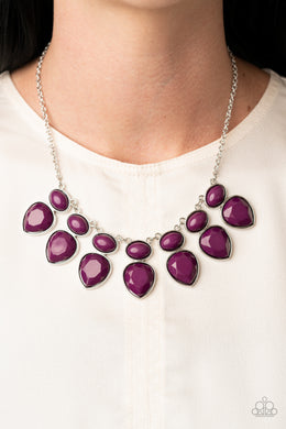Modern Masquerade - Purple Necklace Paparazzi Accessories