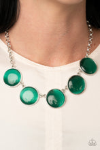 Load image into Gallery viewer, Ethereal Escape - Green Cat&#39;s Eye Necklace Paparazzi Accessories