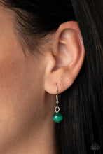 Load image into Gallery viewer, Ethereal Escape - Green Cat&#39;s Eye Necklace Paparazzi Accessories