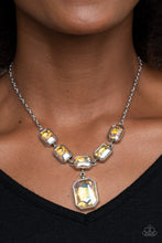 Load image into Gallery viewer, Million Dollar Moment - Yellow Necklace Paparazzi Accessories