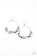 Load image into Gallery viewer, Things Are Looking UPSCALE - Silver Pearl Earrings Paparazzi Accessories