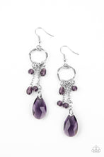 Load image into Gallery viewer, Glammed Up Goddess - Purple Earrings Paparazzi Accessories