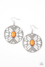 Load image into Gallery viewer, Southwest Walkabout - Orange Earrings Paparazzi Accessories