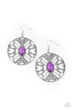 Load image into Gallery viewer, Southwest Walkabout - Purple Earrings Paparazzi Accessories
