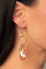 Load image into Gallery viewer, Unapologetic Glow - Gold Earrings Paparazzi Accessories