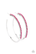 Load image into Gallery viewer, Making Rounds - Pink Earrings Paparazzi Accessories