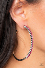 Load image into Gallery viewer, Making Rounds - Pink Earrings Paparazzi Accessories