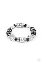 Load image into Gallery viewer, Treat Yourself - Black Stretchy Bracelet Paparazzi Accessories