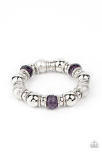 Load image into Gallery viewer, Take Your Best Shot - Purple Stretchy Bracelet Paparazzi Accessories