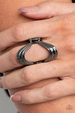 Load image into Gallery viewer, Keep An Open Mind - Black Ring Paparazzi Accessories