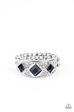 New Age Nouveau - Blue Ring Paparazzi Accessories