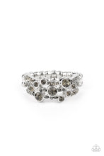 Load image into Gallery viewer, Bubbly Effervescence - Silver Rhinestone Ring Paparazzi Accessories