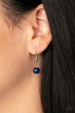 Load image into Gallery viewer, GLISTEN To This - Blue Cat&#39;s Eye Necklace Paparazzi Accessories