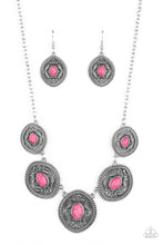 Load image into Gallery viewer, Alter ECO - Pink Stone Necklace Paparazzi Accessories