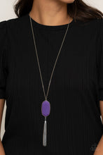 Load image into Gallery viewer, Got A Good Thing GLOWING - Purple Necklace Paparazzi Accessories