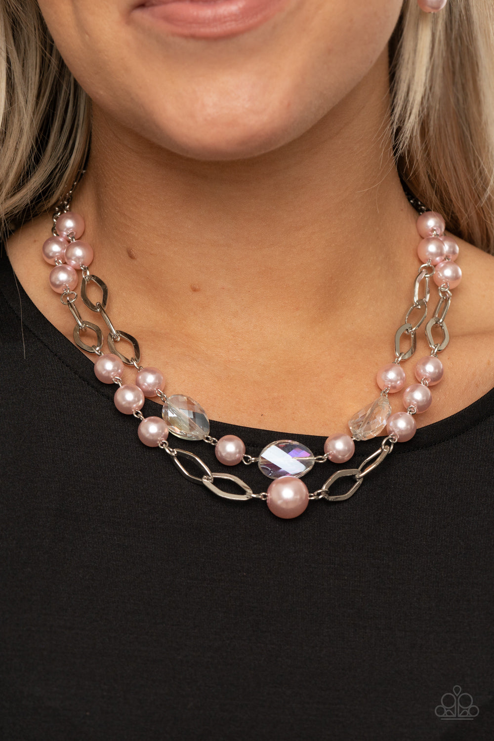 Fluent In Affluence - Pink Necklace Paparazzi Accessories