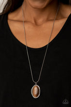 Load image into Gallery viewer, GLISTEN To This - Brown Cat&#39;s Eye Necklace Paparazzi Accessories