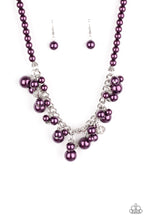 Load image into Gallery viewer, Prim and POLISHED - Purple Pearl Necklace Paparazzi Accessories
