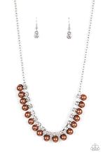 Load image into Gallery viewer, Frozen in TIMELESS - Brown Pearl Necklace Paparazzi Accessories