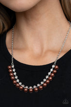 Load image into Gallery viewer, Frozen in TIMELESS - Brown Pearl Necklace Paparazzi Accessories