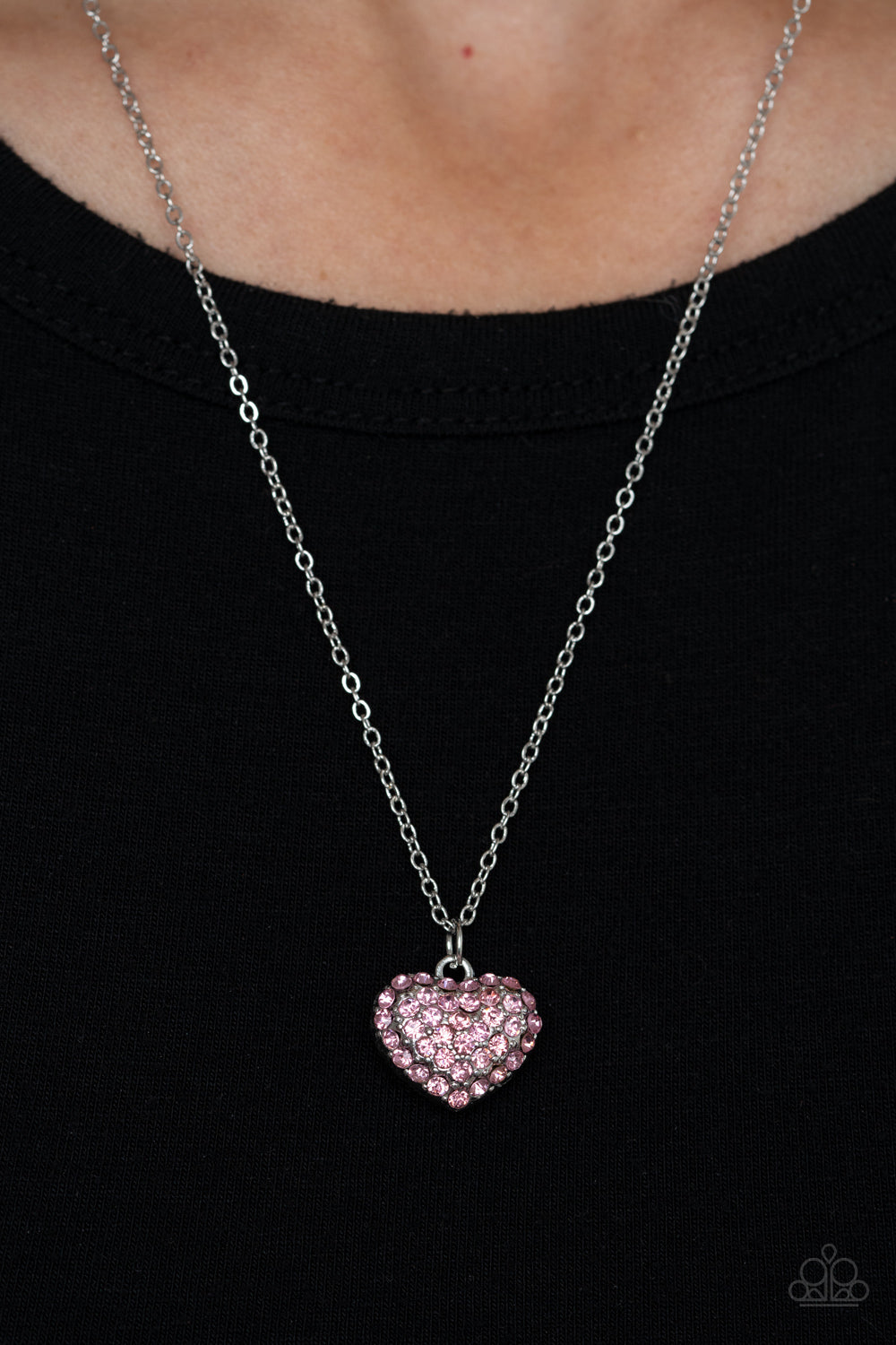 Heart-Warming Glow - Pink Necklace Paparazzi Accessories