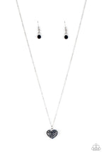 Load image into Gallery viewer, Heart-Warming Glow - Blue Necklace Paparazzi Accessories