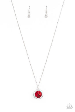 Trademark Twinkle - Red Necklace Paparazzi Accessories