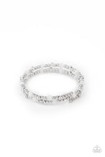 Load image into Gallery viewer, Ethereally Entangled - White Bracelet Paparazzi Accessories