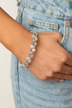 Load image into Gallery viewer, Ethereally Entangled - White Bracelet Paparazzi Accessories