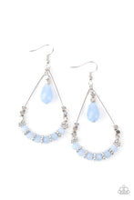Load image into Gallery viewer, Lovely Lucidity - Blue Earrings Paparazzi Accessories