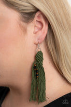 Load image into Gallery viewer, Beach Bash - Green Earrings Paparazzi Accessories