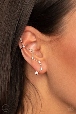 Constellation Prize White Earrings Paparazzi Accessories