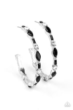 Load image into Gallery viewer, There Goes The Neighborhood - Black Earring Paparazzi Accessories