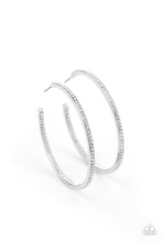 Load image into Gallery viewer, Marquee Magic - White Earrings Paparazzi Accessories