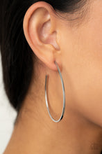 Load image into Gallery viewer, Basic Bombshell - Silver Earring Paparazzi Accessories