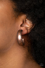 Load image into Gallery viewer, Burnished Benevolence - Copper Earrings Paparazzi Accessories