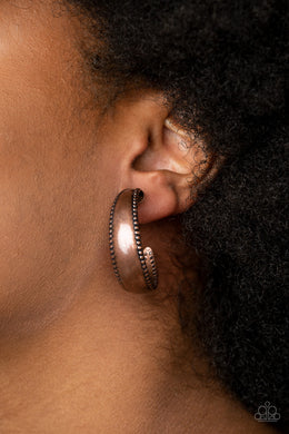 Burnished Benevolence - Copper Earrings Paparazzi Accessories