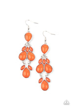Load image into Gallery viewer, Superstar Social - Orange Earring Paparazzi Accessories