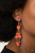 Load image into Gallery viewer, Superstar Social - Orange Earring Paparazzi Accessories