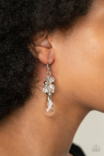 Load image into Gallery viewer, Before and AFTERGLOW - White Earrings Paparazzi Accessories