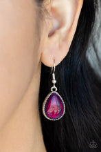 Load image into Gallery viewer, Opal Auras - Purple Necklace Paparazzi Accessories