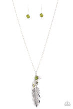 Load image into Gallery viewer, Feather Flair - Green Necklace Paparazzi Accessories