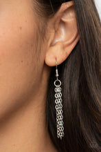 Load image into Gallery viewer, All Systems GLOW - Blue Rhinestone Necklace Paparazzi Accessories