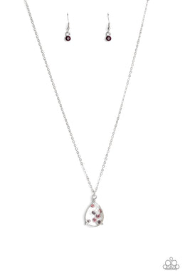 Stormy Shimmer - Purple Necklace Paparazzi Accessories