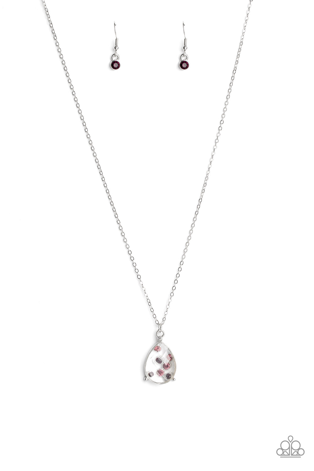 Stormy Shimmer - Purple Necklace Paparazzi Accessories