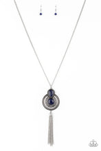 Load image into Gallery viewer, Mountain Mystic - Blue Cat&#39;s Eye Necklace Paparazzi Accessories