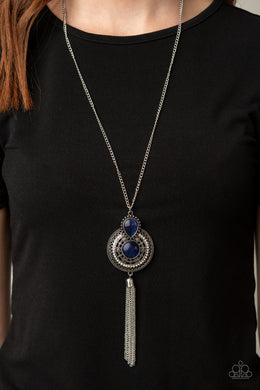 Mountain Mystic - Blue Cat's Eye Necklace Paparazzi Accessories