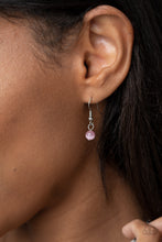 Load image into Gallery viewer, You Dropped This - Pink Cat&#39;s Eye Necklace Paparazzi Accessories