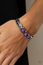 Load image into Gallery viewer, Mojave Glyphs - Purple Bracelet Paparazzi Accessories