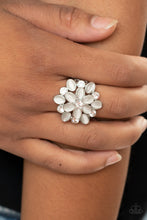 Load image into Gallery viewer, Hopes and GLEAMS - White Ring Paparazzi Accessories